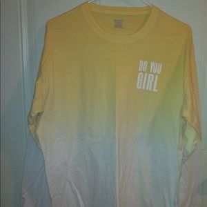 Pink Victoria’s Secret Women's Long Sleeve Logo Tee NWOT